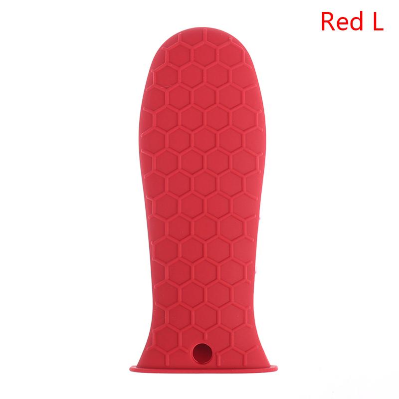 1Pcs Silicone Pot Holder Cast Iron Skillet Handle Cover Potholder Pan Sleeve