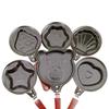 Mini Egg Fry Kitchen Supplies Breakfast Love Pan Pancake Pan Heart Omelette Pan Jarhead Without Pot Cover Cast Iron Black Items