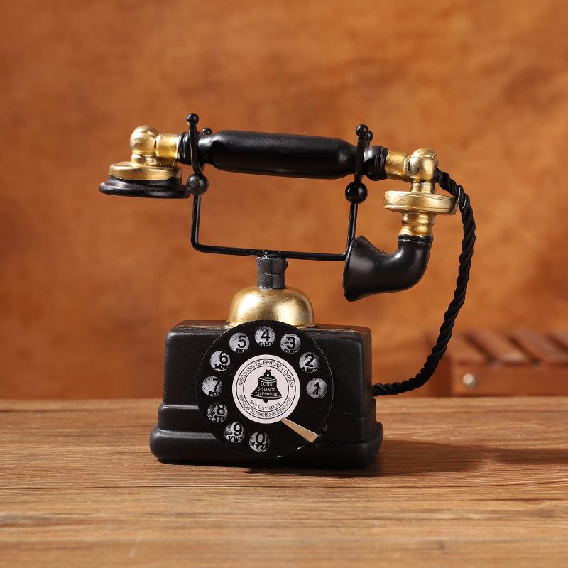 Vintage American Telephone Decoration for Home or Bar