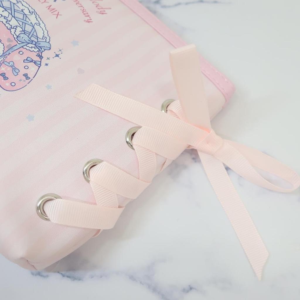 Marimo Craft My Melody x Dolly Ribbon Pouch, W185 x H130 x D40mm, SRDM-024