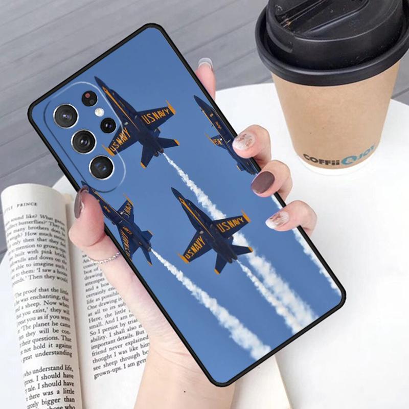 Airplane Plane Aircraft Phone Case Cover For Samsung Galaxy S24 S25 Ultra S21 S22 Ultra S10E Note 10 Plus Note 20 FE S23