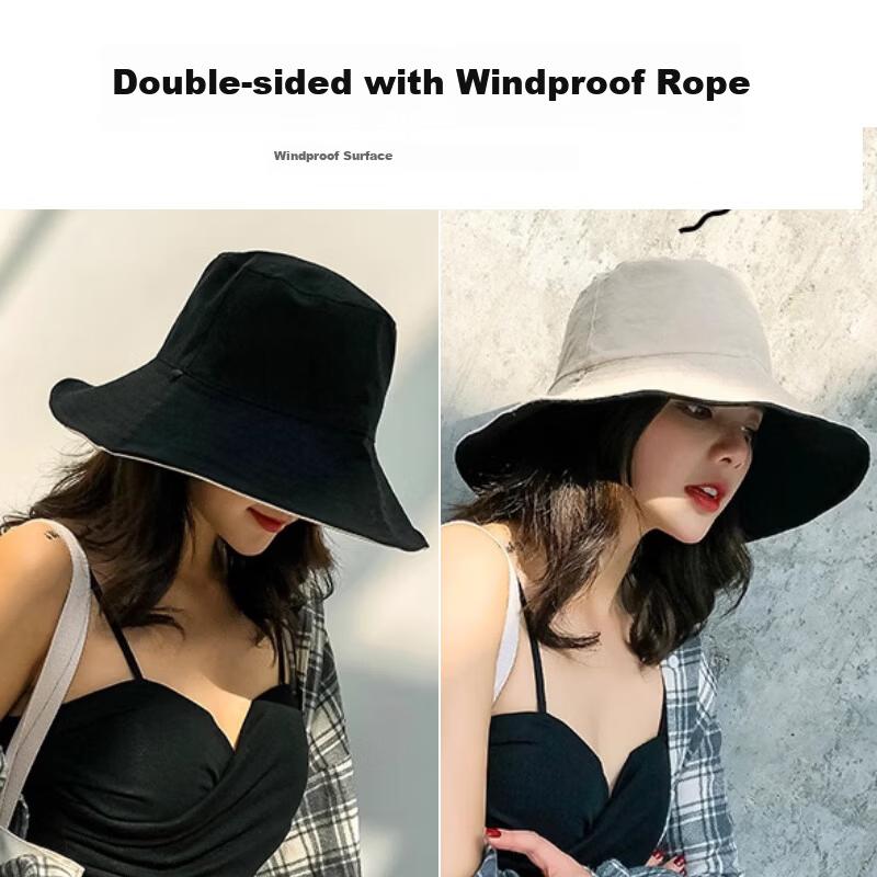 RED DRAGONFLY Women's Summer Outdoor Sun Protection Hat Large Brim Reversible UV Protection Bucket Hat