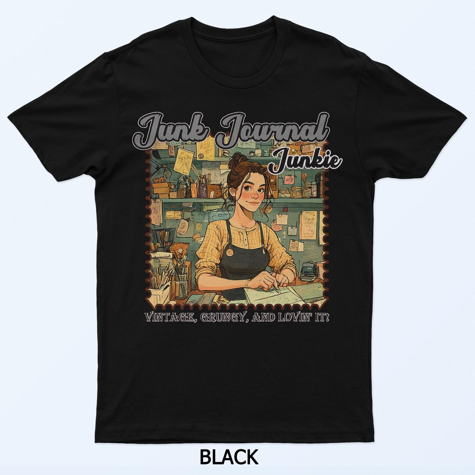 Футболка Зависимый от Junk Journal XL
