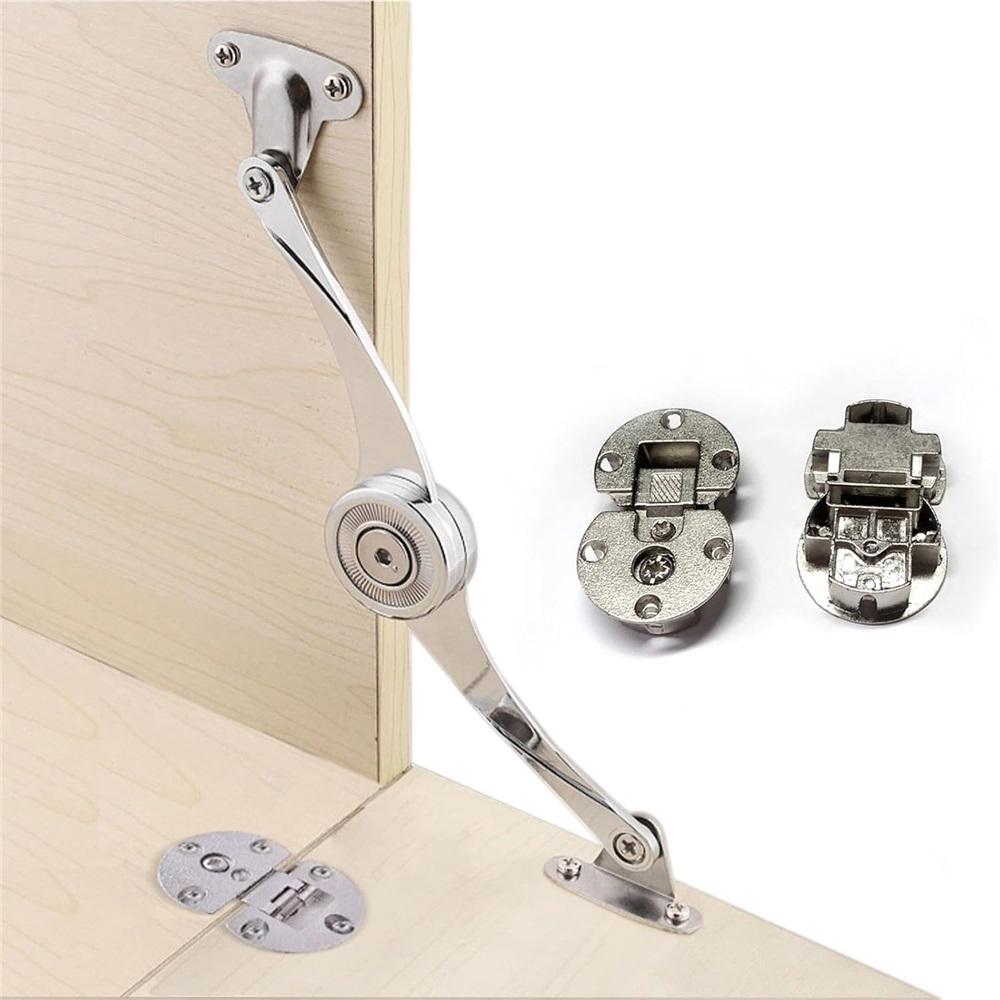 90 Grad Klappscharniere (1 Paar) Verstellbare Verdeckte Flachscharniere