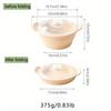 Foldable Silicone Steamer Bowl with Lid Food-Grade Microwave Cookware Multi-Use Steamer Bowl for Cooking Camping Dishwasher Safe