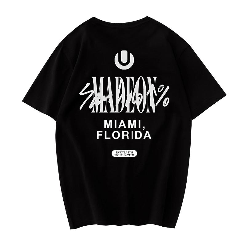 Madeon Vinyl Top 100 Dj Ssk Vac S2o Electric Syllables Ticket Peripheral Clothing Wear with Outfit Accessories Men's T-shirt