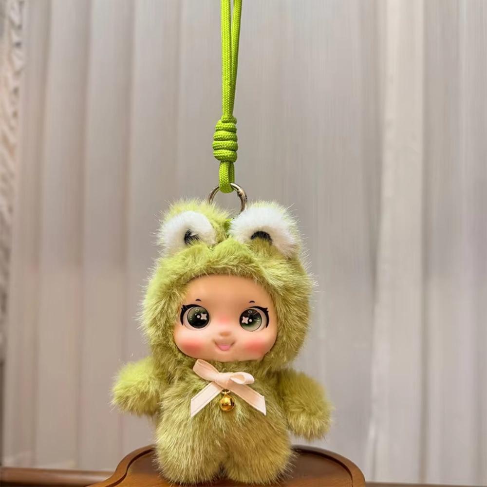 Sheep Dog Vinyl Face Plush Toys Family Series Plush Forest Doll Plush Animals Pendant Bag Charm