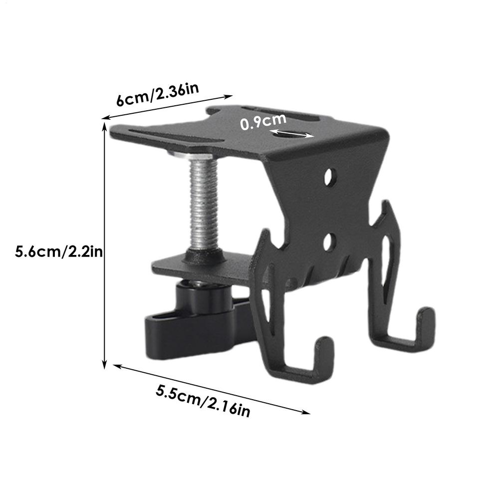Camping Canister Hanger Clip Metal Gas Canister Hanging Hook Fuel Gas Tank Hanger Camping Accessories Black