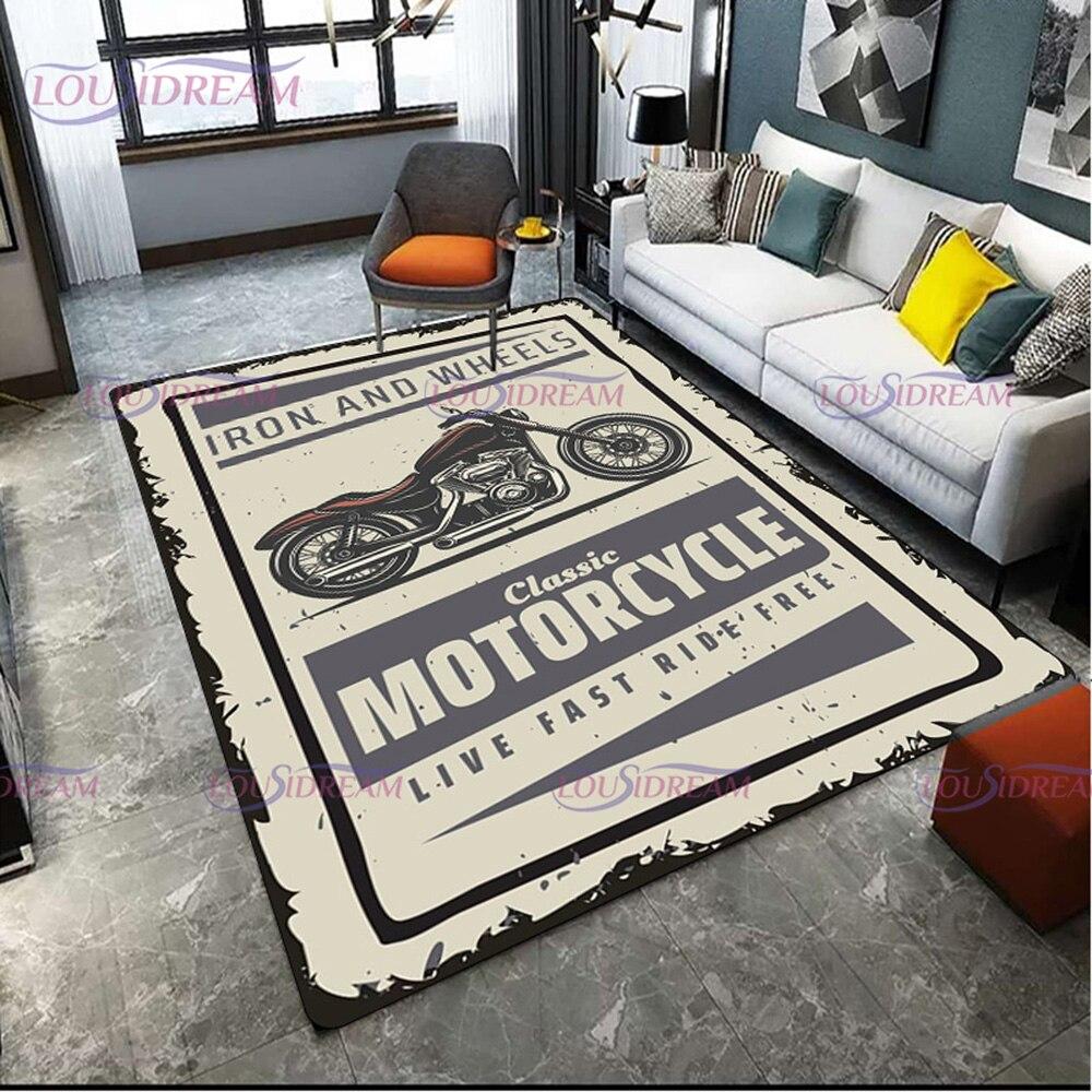 Tappeto Personalizzato con Motivo Alfabeto Moto Tappeto per Soggiorno Camera da Letto Tappetino per Porta Corridoio Bagno Antiscivolo