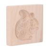 Natural Beech Wood Cookie Cutter Smooth Surface Biscuit Mould Baking Stamp  Christmas Baking
