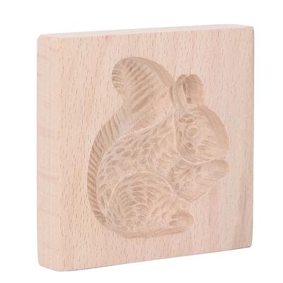 Squirrel Windmill Bunny Pinecone Bee Cookie Cutter Natural Beech Wood Biscuit Mould Gift Making