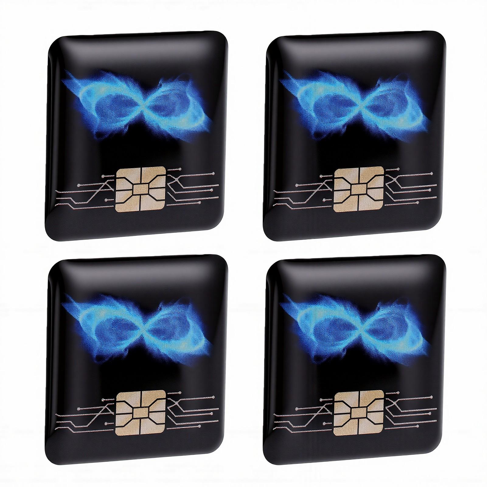 10 ks Ochranná nálepka na telefon Silikonový EMF neutralizátor Blokátor radiace pro chytrý telefon Tablet Notebook Počítač Type 1 white