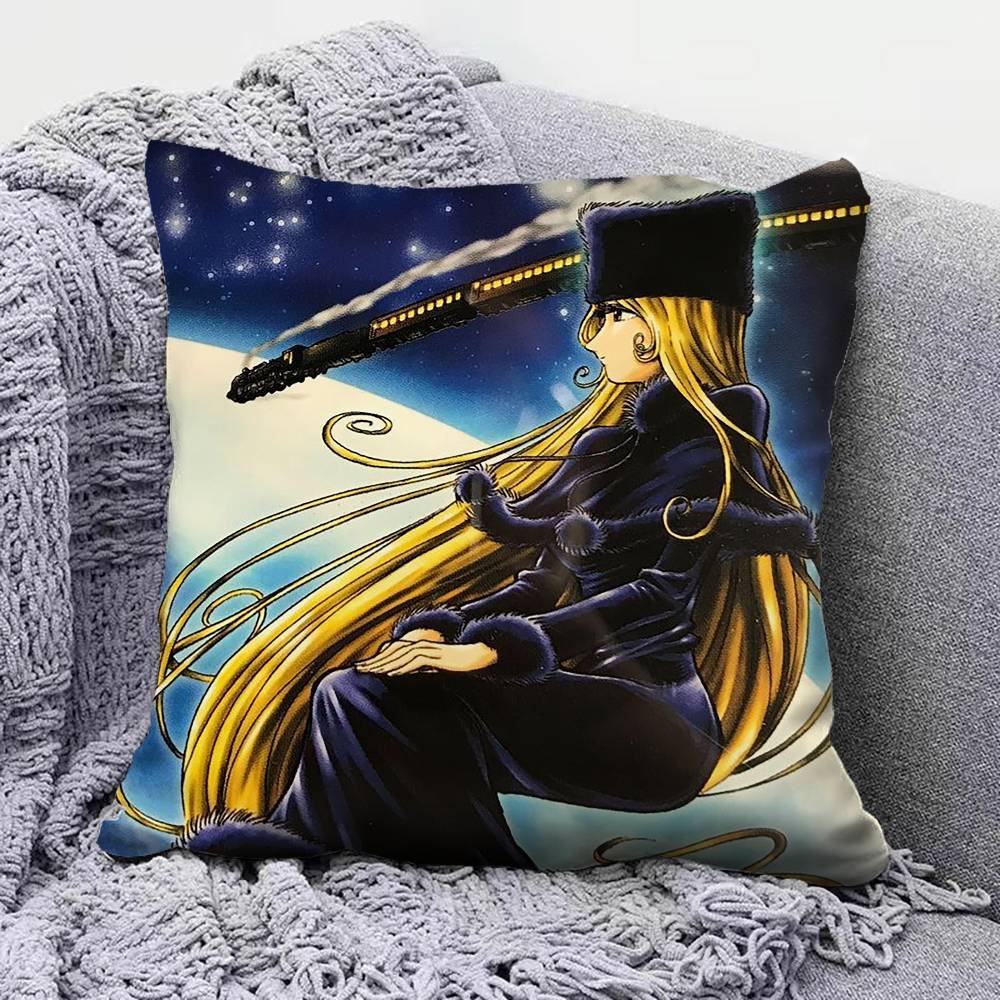 Anime Galaxy Express 999 Maetel Home Sofa Cushion Covers and Aecorative Custom Pillow Covers