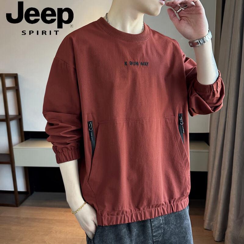 

JEEP SPIRIT Men s Thin Long-Sleeve T-Shirt M