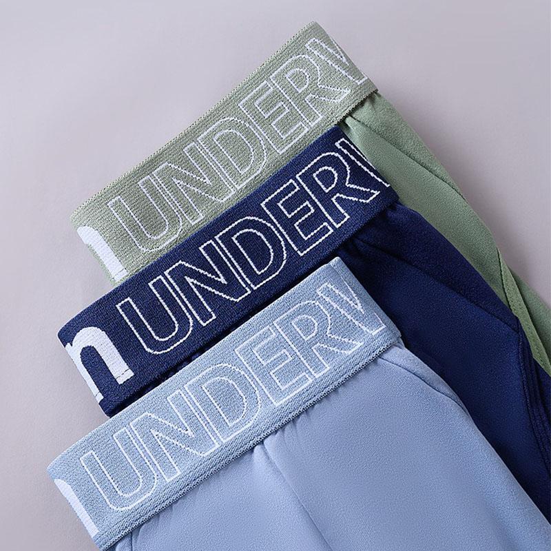 Chiloți Bărbați cu Litere Lenjerie Intimă Pantaloni Scurți Confortabili Cadouri Sexy pentru Bărbat Boxeri