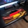 Germany Football Crest Mouse Pad, Extended Non Slip Rubber Desk Mat for Gaming Office Laptop Fan Gift