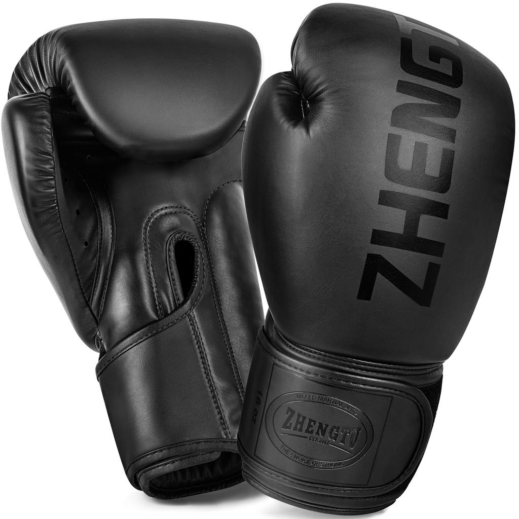 ZTTY Boxing Gloves by RIZIN Current CFFC Flyweight Champion and 5th DEEP Flyweight Champion PU Punching Training MMA Punching Stress Unisex