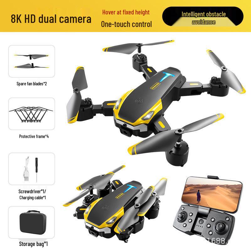 New HD Aerial Photography Drone: Smart Obstacle Avoidance, Brushless, Single/Dual Camera, Long Battery Life, Portable Remote Control
