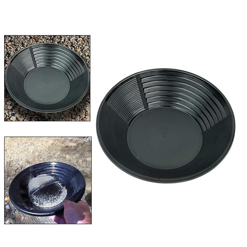 New Plastic Gold Pan Basin Nugget Mining Pan Dredging Prospecting River Tool Wash Gold Panning Equipment