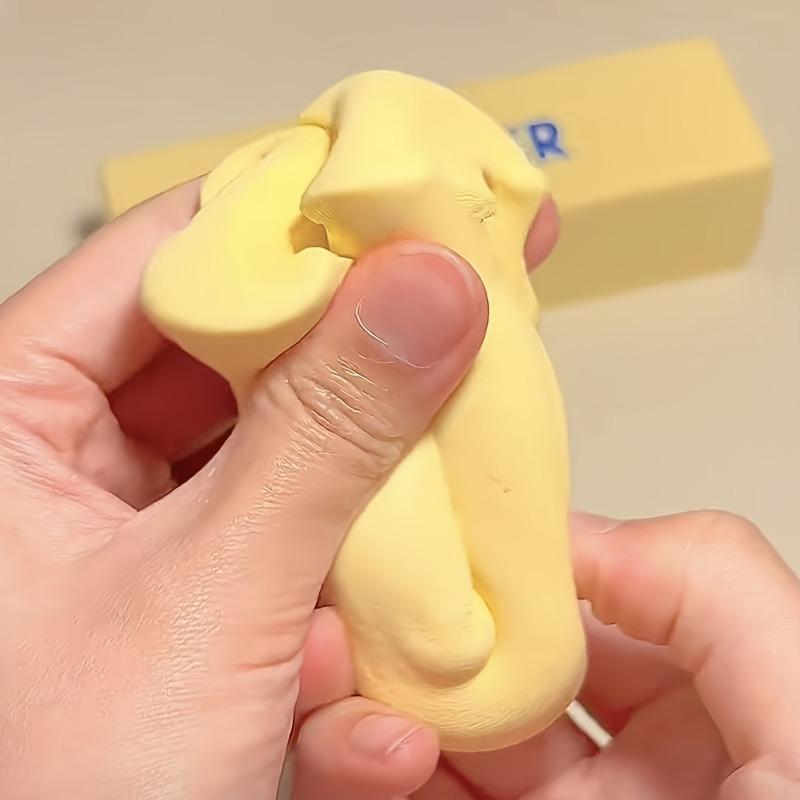 2Pcs Slow Rebound Butter Stick Squeeze Toys, slow rising, stress relief desk decor for relaxation and gifting