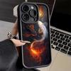 Phone Case for iPhone 17 Air 16E 15 16 Pro Max Golden Carp Lucky Koi Cover 14 Plus 13 12 Mini Soft Shell Silicone Fundas