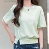 Navava Women Daily Plain Round Neck ShorT Sleeve T shirT nT3275