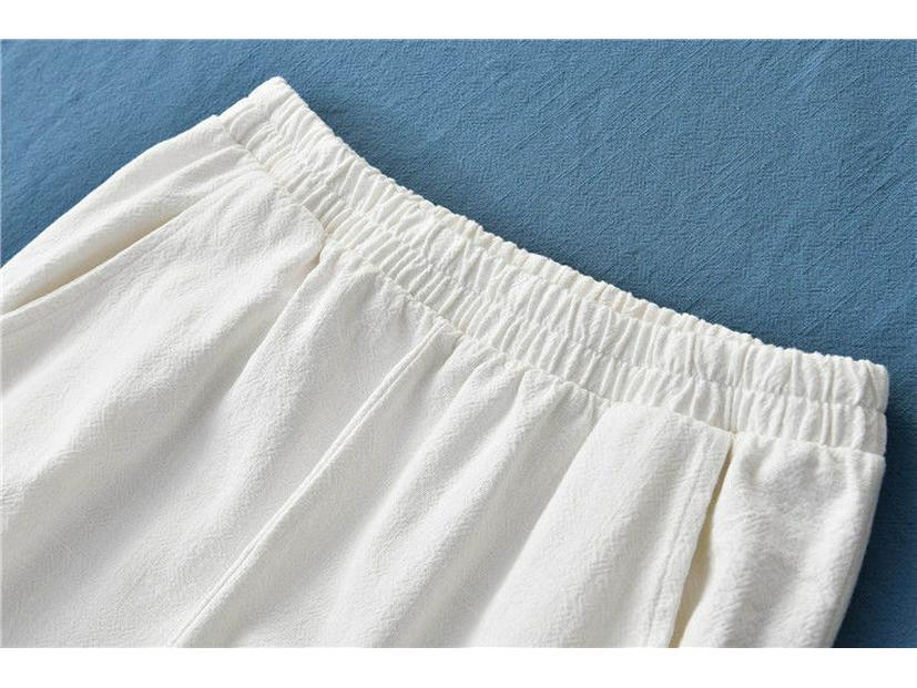 2021 Summer Breathable Cotton-Linen Anti-Mosquito Lantern Pants