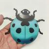 1pc, Metal Ladybug Colorful Garden Decoration Yard Crafts Living Room Kindergarten Decoration Insect Outdoor Crafts, Scene Decor,  Home Decor.