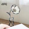 Invisible Clip Slot Holder Desk Memo Holder Acrylic Flower Vase Photo Display