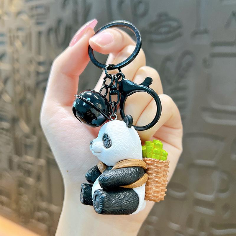 

Creative Cartoon Bamboo Panda Keychain