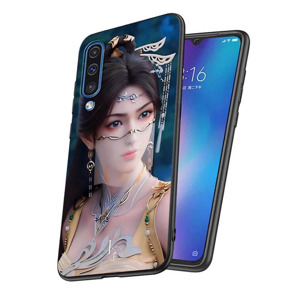 Anime Jade Dynasty Case for Samsung Galaxy A03 A04s A20 A30 A20e A70 A70s A50 A40 A30s A50s A20s A10s A10 TPU Black Phone Cover