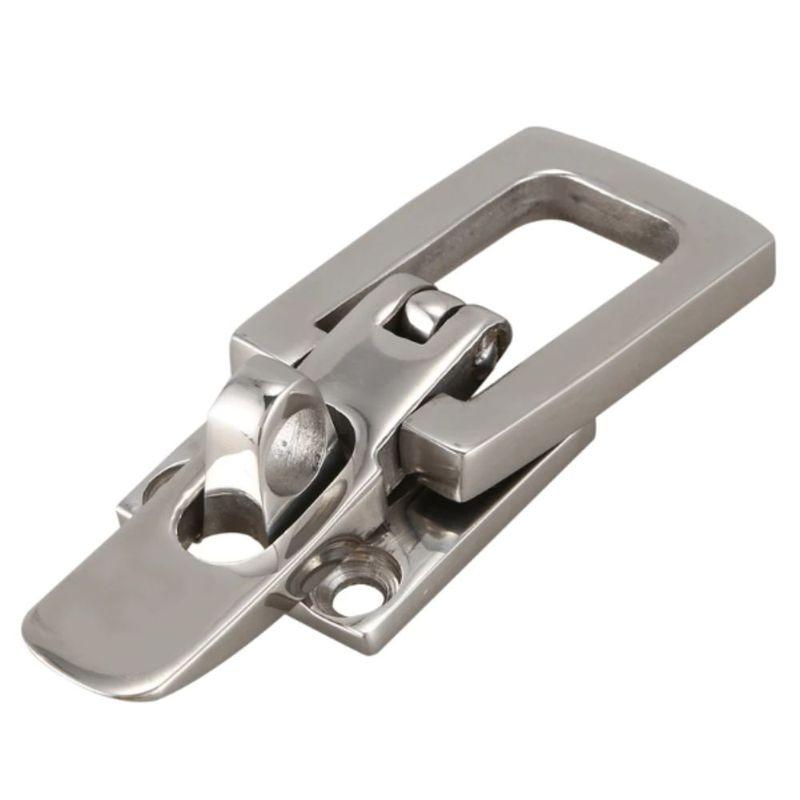 Lockable Door Lock Catch Silver Finish Anti-Rattle Design Anti-Rattle Fastener Marine Grade Marine Hardware Marine Application