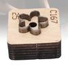 Leather Cutting Die Flower Shaped Metal Leathercraft Cutter Punching Mold Crafting Tool