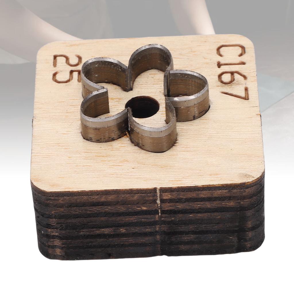 Leather Cutting Die Flower Shaped Metal Leathercraft Cutter Punching Mold Crafting Tool
