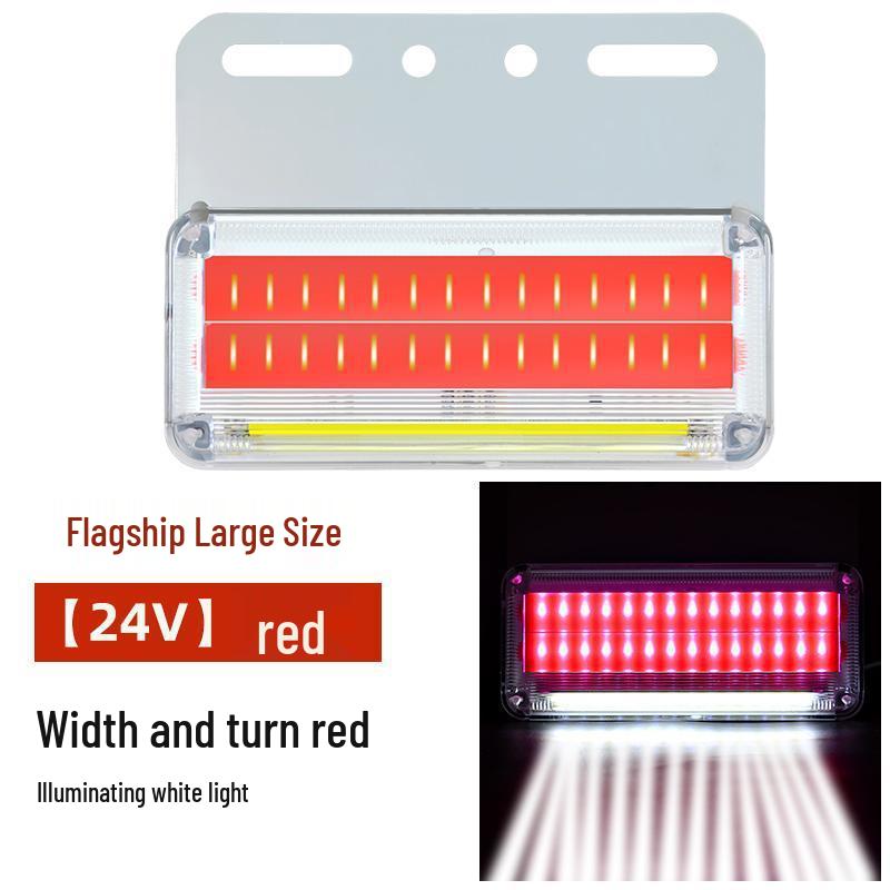 Truck Side LED Lights 24V - Super Bright, Waterproof Ground Illumination Marker Trailer Lights