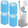 36/48Pcs Disposable Toilet Brush Kit With Replacement Head 360° Deep Cleaning Toilet Brush With Long Handle Bathroom Accessories