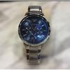 Used EMPORIO ARMANI Chronograph Men's Watch Blue Dial