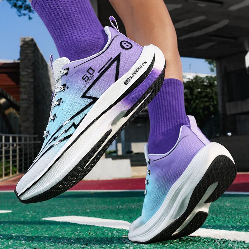 Men's Gradient Running Shoes Breathable Cushion Sport Sneakers