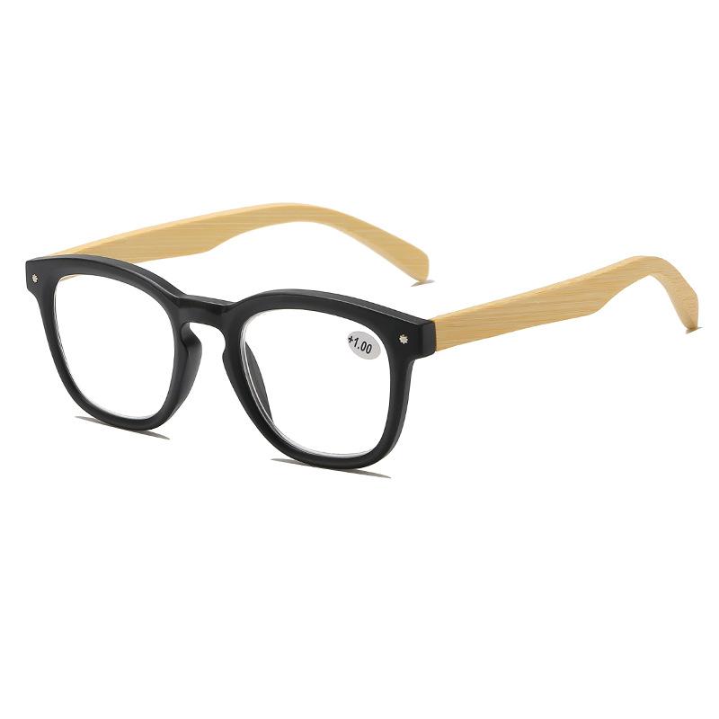 Natural Wood Legs Reading Glasses Blocking Blue Light Women&Men Computer Presbyopia Eyeglasses +1.0+1.5+2.0+2.5+3.0+3.5+4.0