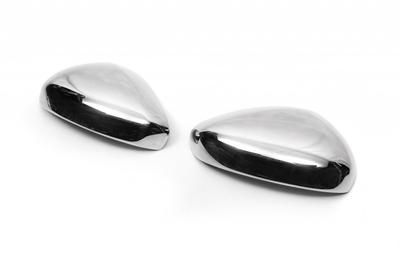 Covers for Mirrors (2 Pcs., Stainless Steel) OmsaLine - Italian Stainless Steel for Citroen C-4 Picasso 2013-2022