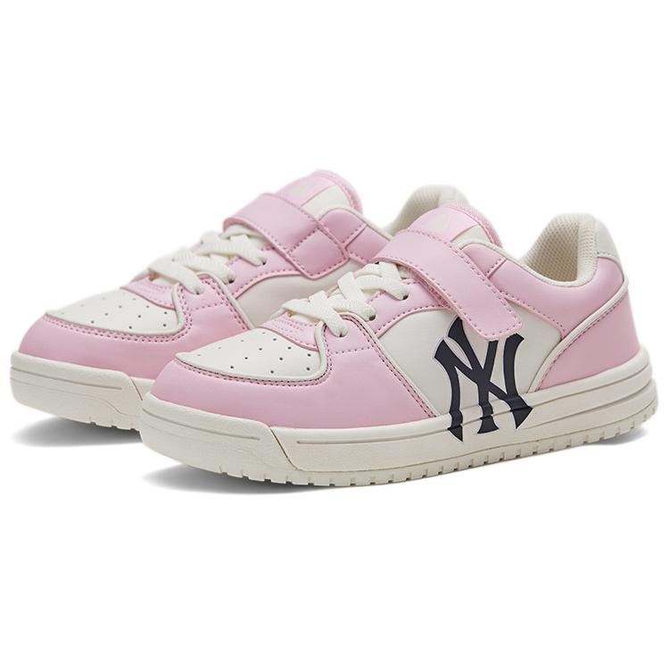New MLB Chunky Liner Anti Kick And Wear Resistant Low Top Kids' Skateboarding Shoes Pink Kids' 7ASXCA33N-50PKS