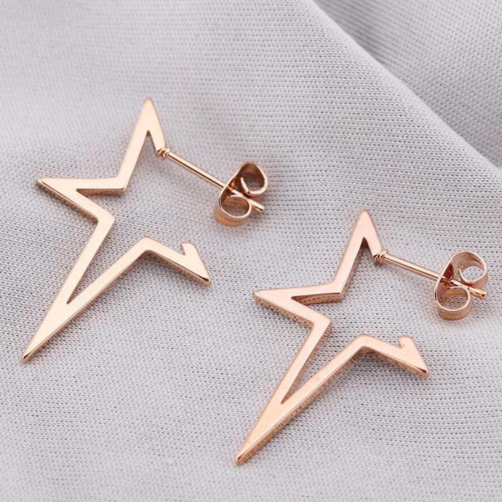 Stainless Steel Earrings Gothic Ear Studs Fashion Stud Earrings  Girl