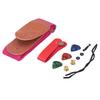 Guitar Strap Neck Belt Celluloid Picks with Install Parts Stringed Instrument AccessoriesPink