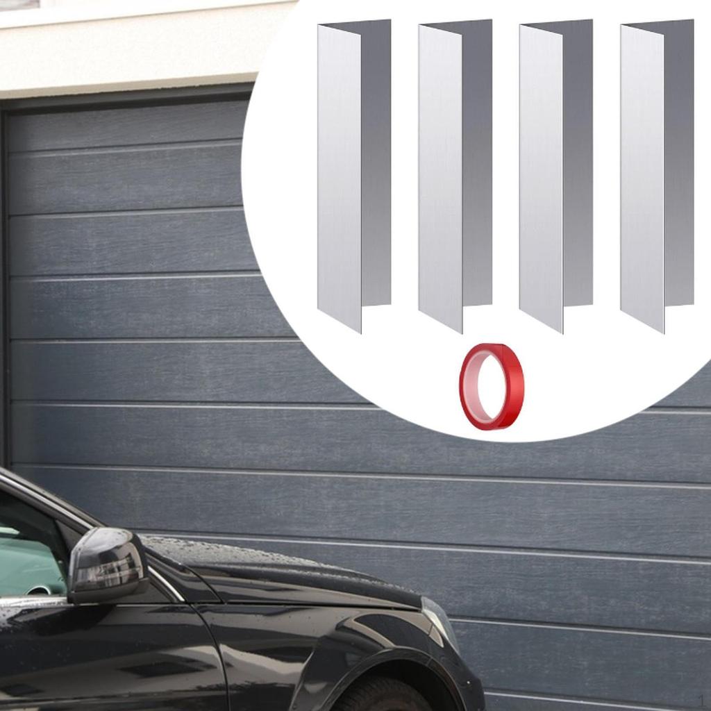 4 Pieces Garage Door Seal Guards Weather Stripping Multipurpose Easy Install Threshold Seals