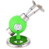 Golf Ball Shape Pen Holder Pencil Vase Desktop Set With Clock 3 Pens for Study Office(green)