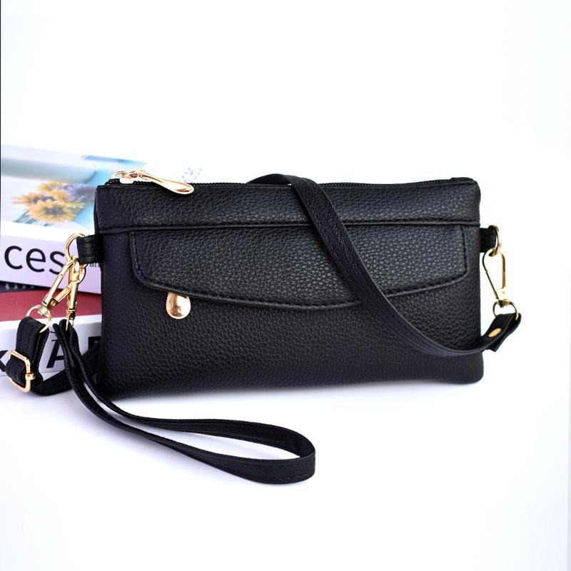 Damen Umhängetasche, Leichte Geldbörse, Clutch, Kartenhalter, Münzfach