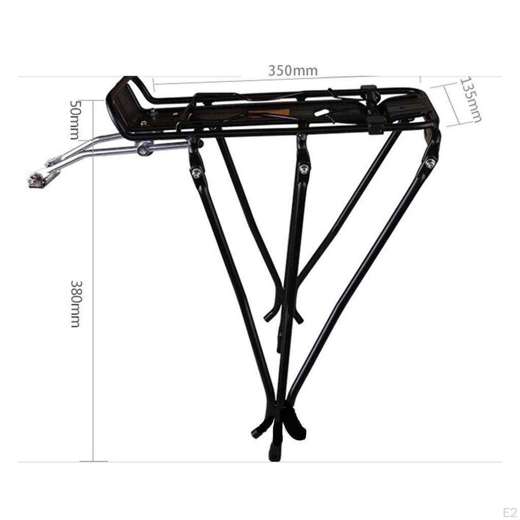 Bike Rear Carrier Rack Bicycle Pannier Mounted Holder Stand Luggage Cycling Equipment Distance