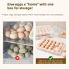 30 Grids Refrigerator Egg Holder Large Capacity Egg Tray Egg Storage Box  Home Use