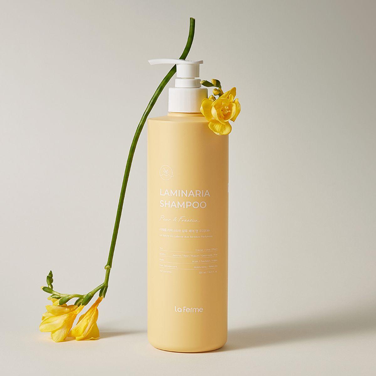 Laminaria Shampoo Pear & Freesia 500ml + Free Gift Set of 6 Sachets