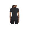 Nike Dri-FIT UV One Luxe Solid Crew Neck Slim Fit T-Shirt Women Tops Black DD0618-010